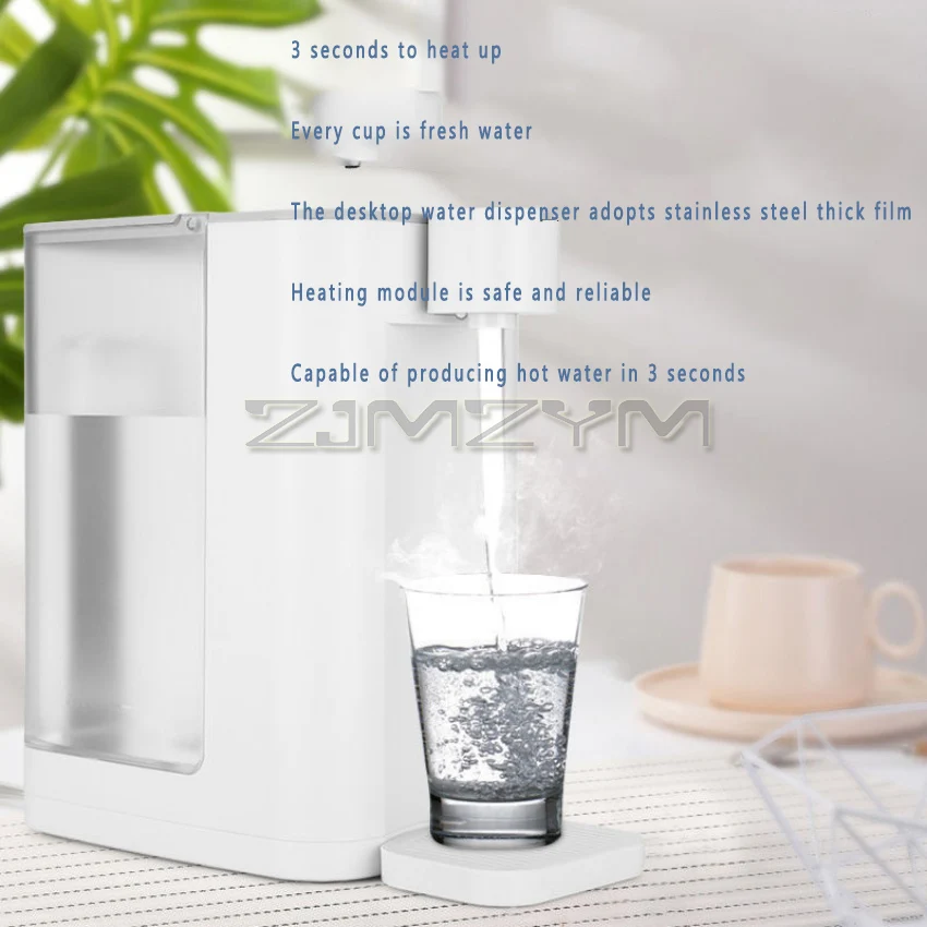 220V 3L Instant Water Dispenser Household Intelligent Heating Water Dispenser Kettle Milk Making Tea Brewing Quick Heating