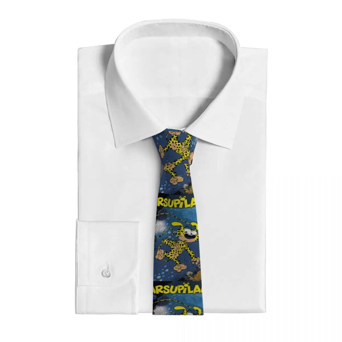 Art - Marsupilami 18 Necktie for Men Silk Polyester Slim Neck Ties Wedding Accessories Tie Casual Gravatas