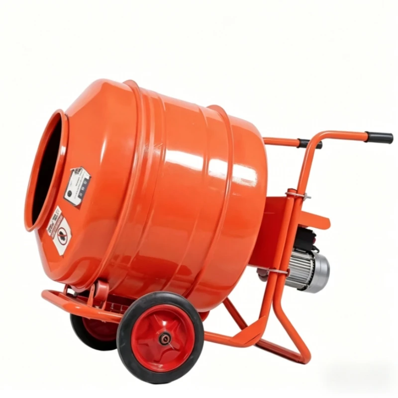 All-in-One Portable Mixer | Concrete, Feed, Sand Screening Multi-use Machine, Hand Push Small Mixer With Wheels