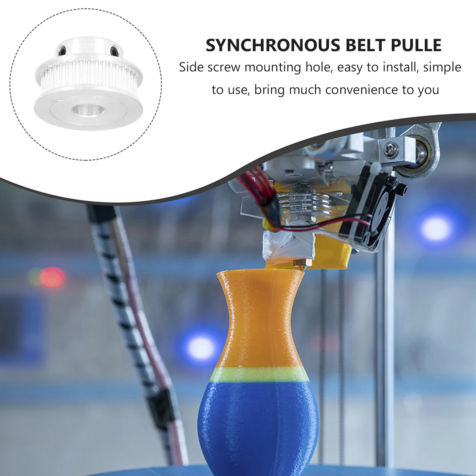 

2pcs 3D Printer Synchronous Wheel Aluminum Alloy Anodized Waterproof For Cnc Milling Machine Linear Motion Timing Belt Pulley