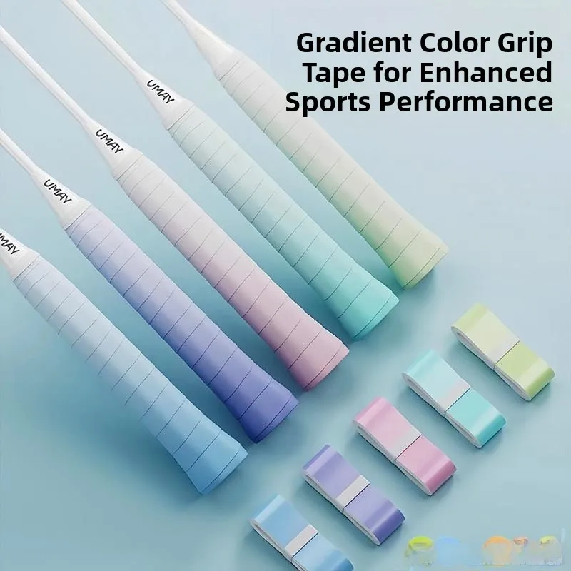 

Лента для обмотки ручки ракетки Dragon Gradient Grip: противоскользящая, впитывающая пот, износостойкая, для бадминтона и тенниса
