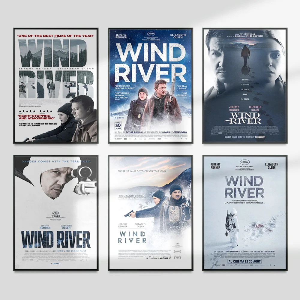 Wind River Movie Poster Film Wall Stickers Modern Print Art Canvas Painting Video Room Cinema Home Decor