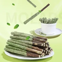Cat Grass Sticks for Indoor Cats, Natural Teething Stick Snacks, Hairball Removal & Teeth Cleaning Pet Supplies 5