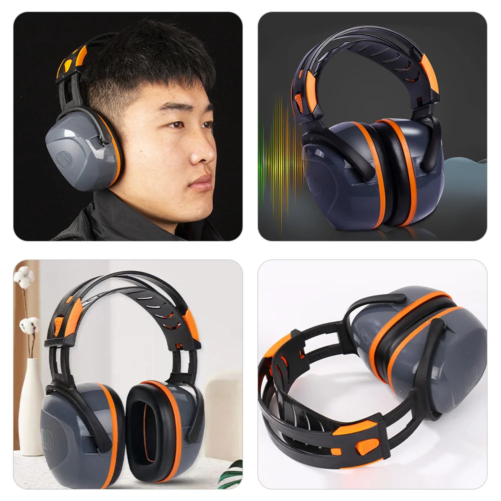 Ear Muffs Noise Cancelling Earbuds Device Headphone for Adults Construction Protection Anti-noise Work Hearing Shooting Range