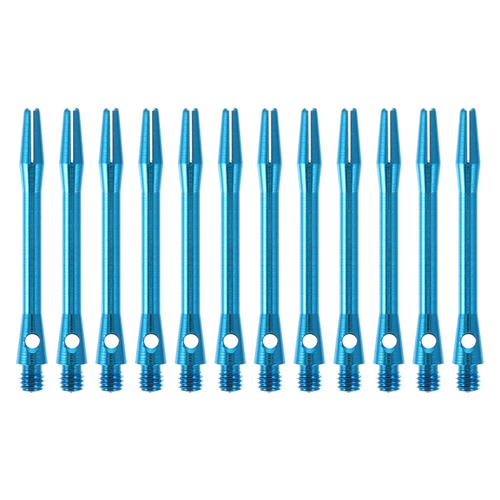 

12Pcs High-Class Dart Shafts Lightweight Sturdy Aluminum Alloy Rods Easy to Carry Accessories for Training Competition