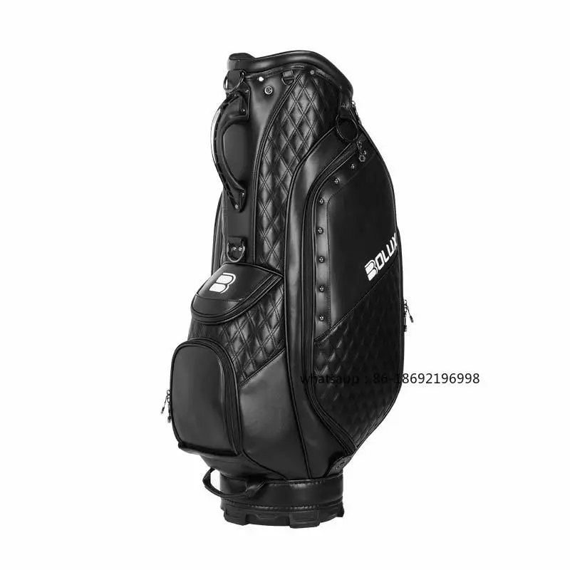 

New BOLUX Golf Bag Men's Multi-functional PU Leather Golf Standard Car Bag