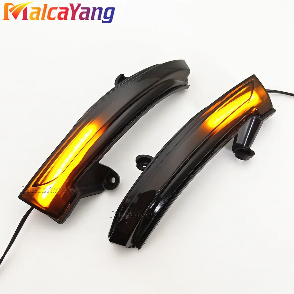 2 Stück dynamische Blinker LED-Licht Seitenspiegelanzeige für Renault Samsung SM6 2016–2021