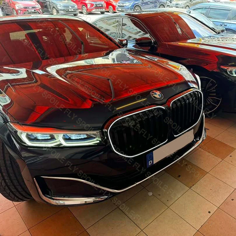 BMW 7 시리즈 G11 G12 2019-2022 730i 740i 750i 760i용 고품질 ABS LED 라이트 자동차 프론트 범퍼 레이싱 그릴 바디 키트