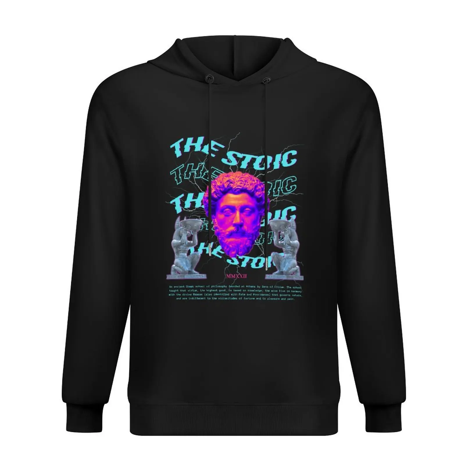 

The Stoic Marcus Aurelius Ancient Roman Statue Streetwear Hoodie men clothes men's clothing designer hoodies