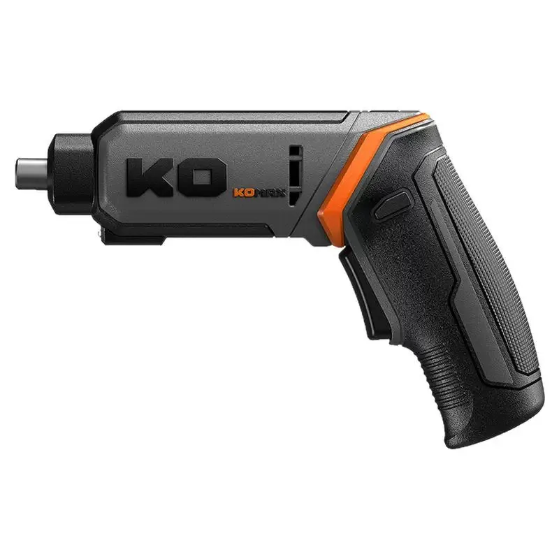4.2 V Mini Cordless Electric Screwdriver with 250 RPM, 6.35 mm Magnetic Chuck, Two-Position Handle, LED Work Light and USB