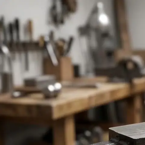 Small Footprint Cast Iron For Anvil with and Flat Face Plus Carbon Steel Hammer for Detailed For Jewelry Tasks