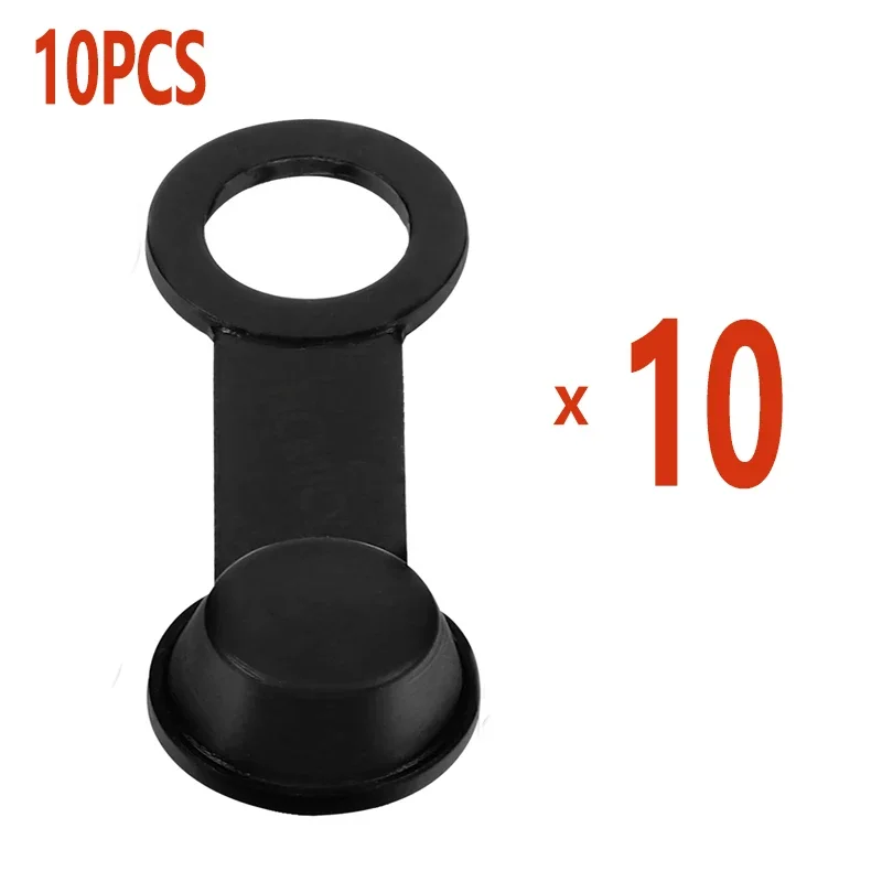 10/30/50Pcs Bremsentlüfter Schraubverschluss Ölablass Schraubverschluss Bremssattel Schwarz Schraube Staub Gummi Motorrad Bremse Staubkappe