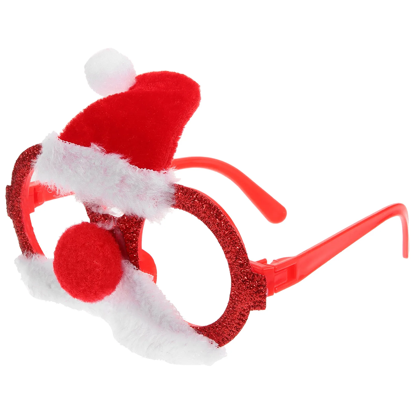 

Funny Glasses for Kids Red Party Eyeglasses Child Lightweight Sunglasses Christmas Hat Beard Stylish Gifts Packaging