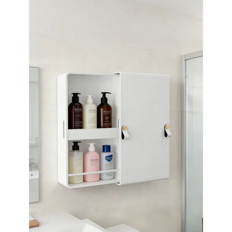 

Pull out the bathroom rack, toilet wash, wall-mounted sink, skin care product storage cabinet