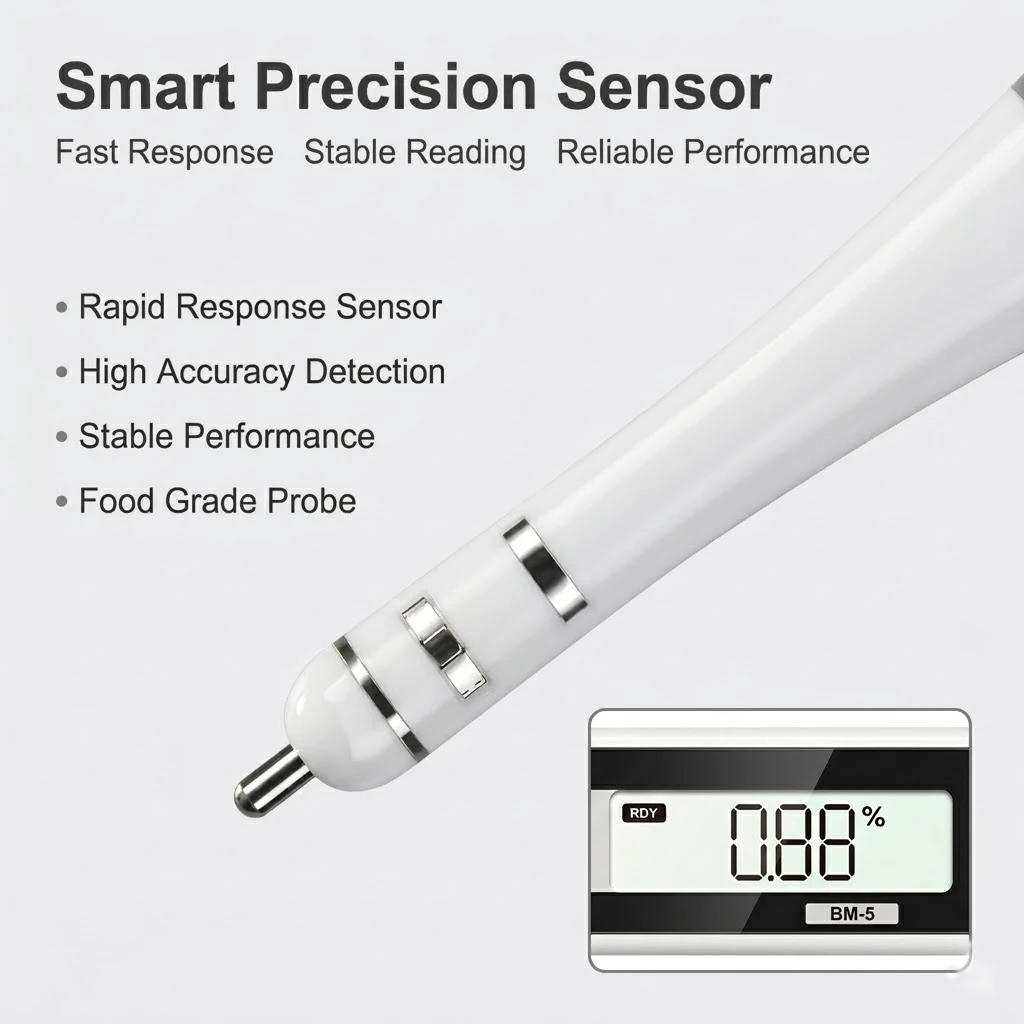 

TULX High-Precision Digital Display Salinometer High Performance Laboratory Refractometer Food Testing for Hotels and Chefs