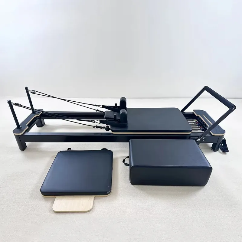 

Фабрика, хит продаж, реформаторы из черного алюминиевого сплава, упражнения для йоги, металлическое оборудование, настройка, реформатор, машина для пилатеса