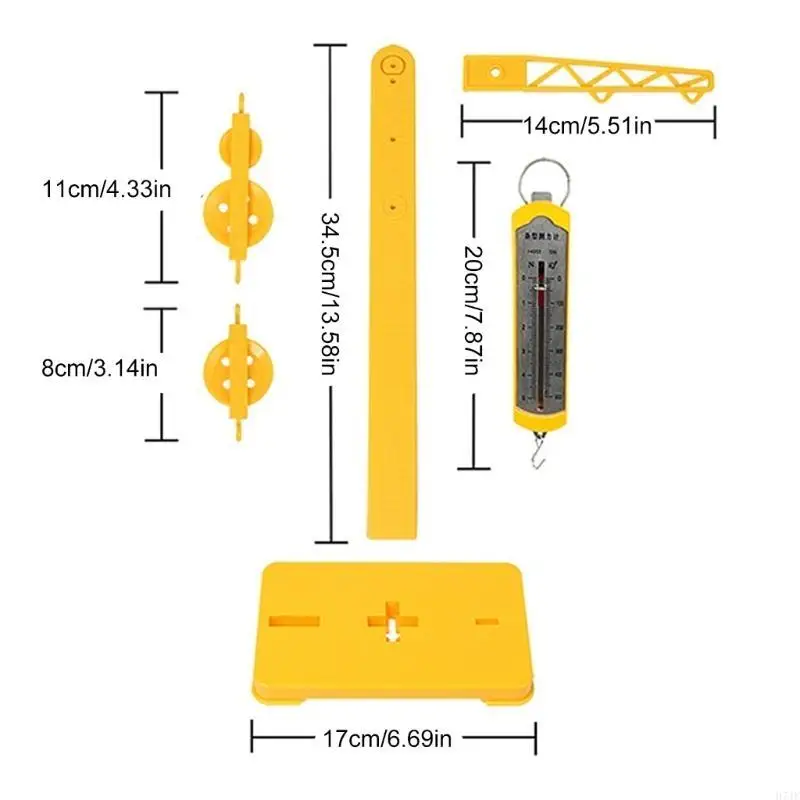 H7JF Kids Physics Props Props Props and Lever Mechanic Experience وضعت لعبة العلوم التعليمية للطلاب