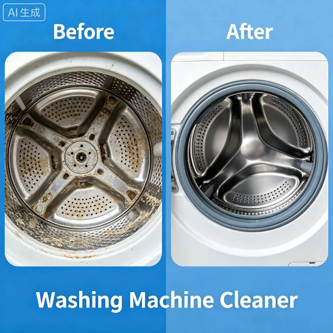 

Odor Eliminator Washing Machine Cleaner Deep Clean Inner Tub Remove Dirt Bacteria Grime For All Washers