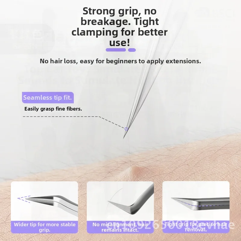 ceramic-tweezers-for-eyelash-extensions-high-precision-anti-static-hair-dividing-clip-tool-for-beginners-and-professionals
