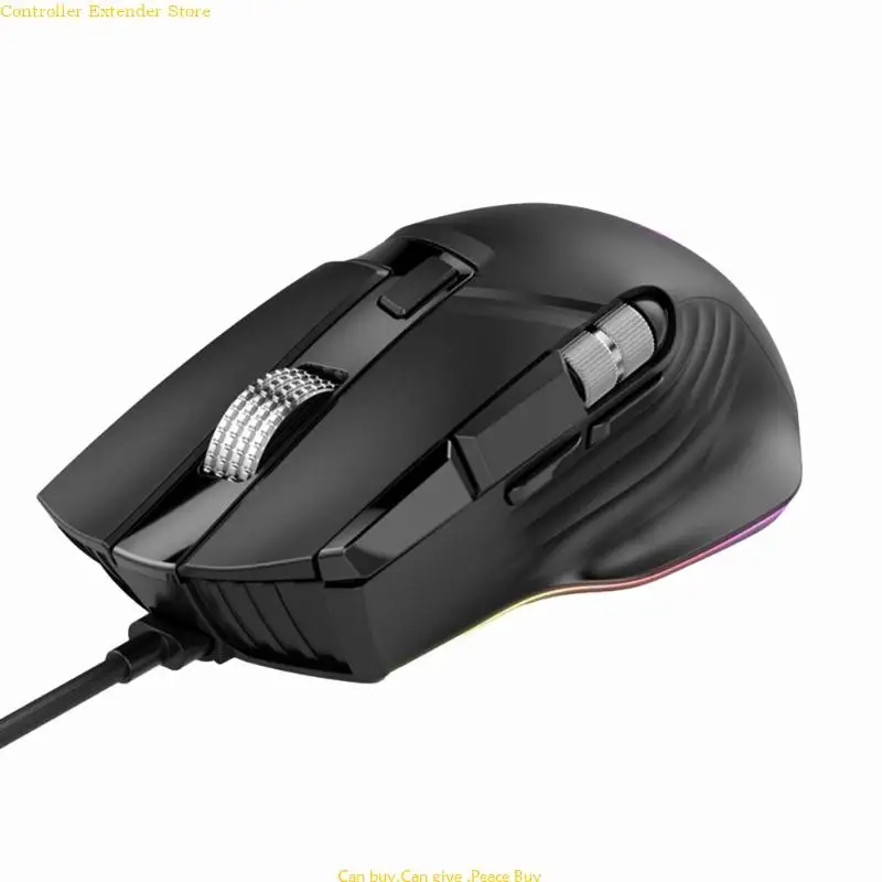 

Wire Gaming Mouse 10Key Customization Photoelectric Sensors Speed Trackings