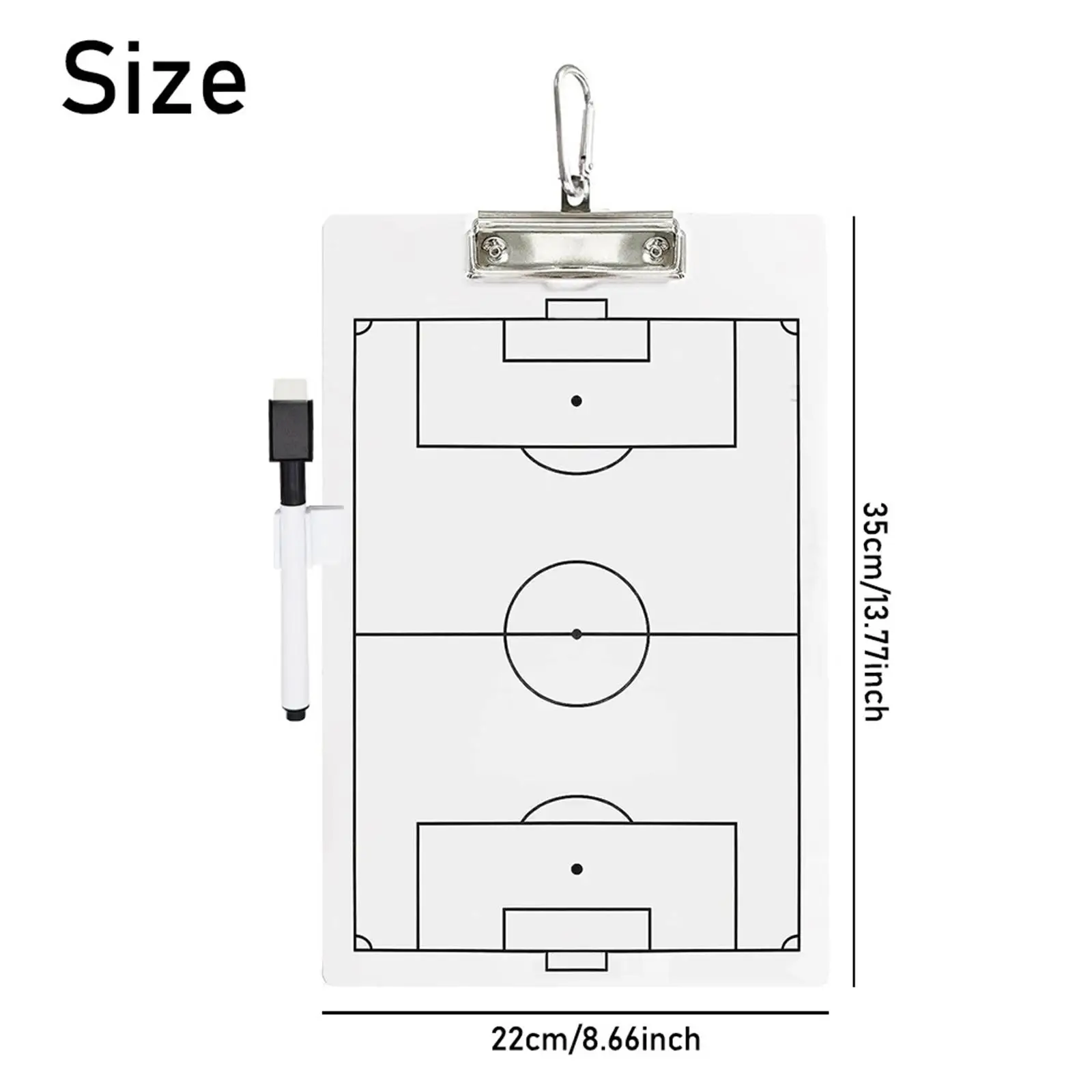 Fußball Coaching Board Guidance Training Tool Strategie Tactic Klemmbrett