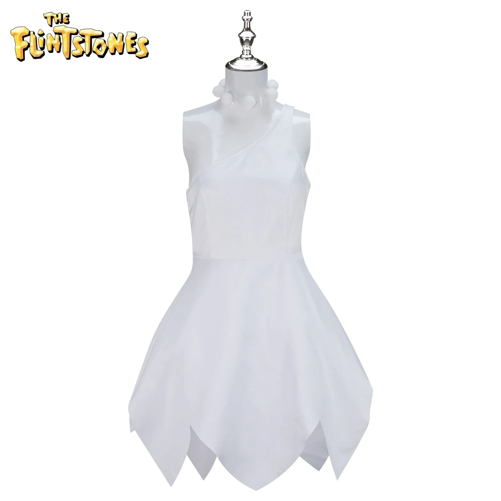 

2026 сексуальное платье без рукавов на одно плечо с нерегулярным подолом на Хэллоуин, примитивный костюм для косплея, вечерние костюмы Wilma Flintstone, женский костюм