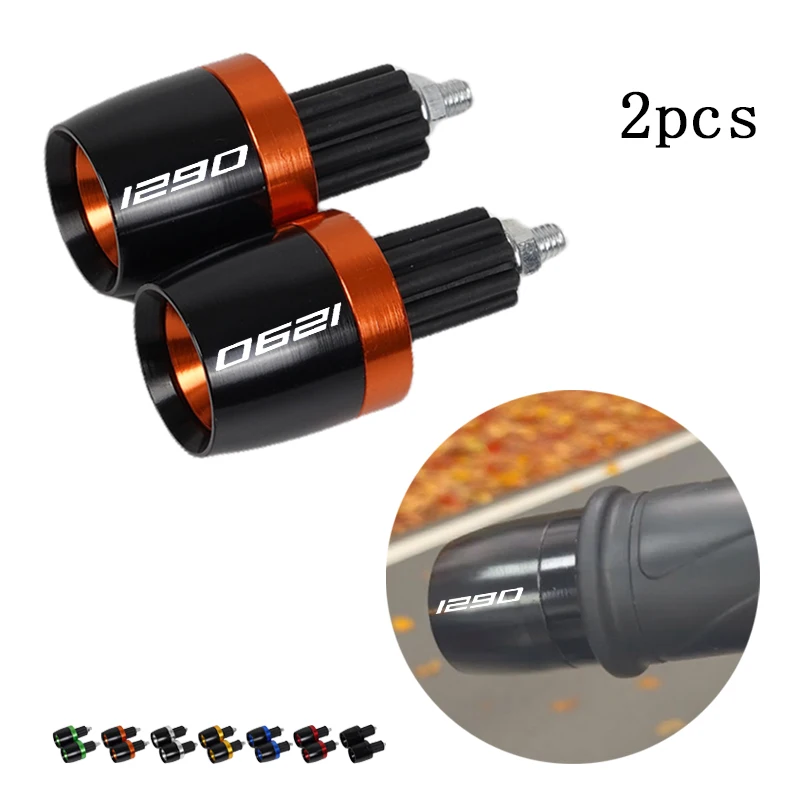 

Motorcycle Handlebar Grips Bar Ends Cap 22mm Handle Counterweight Plug For KTM 1290 SUPER ADVENTURE S RT 1290 Accessories