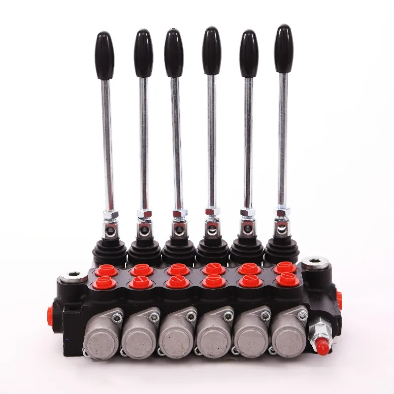 Multi-way Valve P40 Integrated Manual Directional Valve, Operating JYP40-OT Control Hydraulic Distribution Valve P40