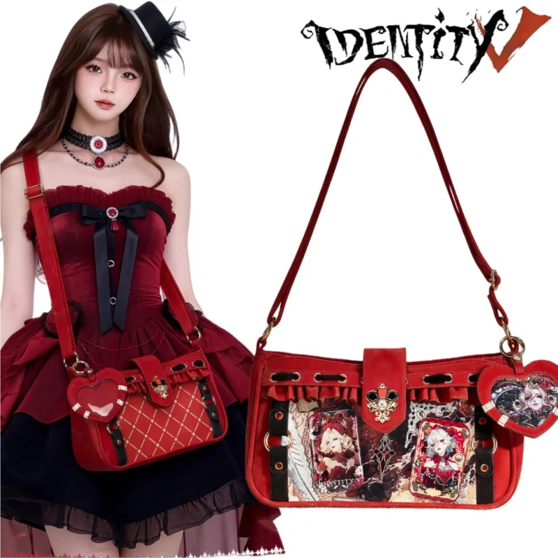 

Identity V Itabag Cartoon Marie Crossbody Bag Anime Merchandise Holiday Gift Semi-Transparent Display Includes Doll Stand