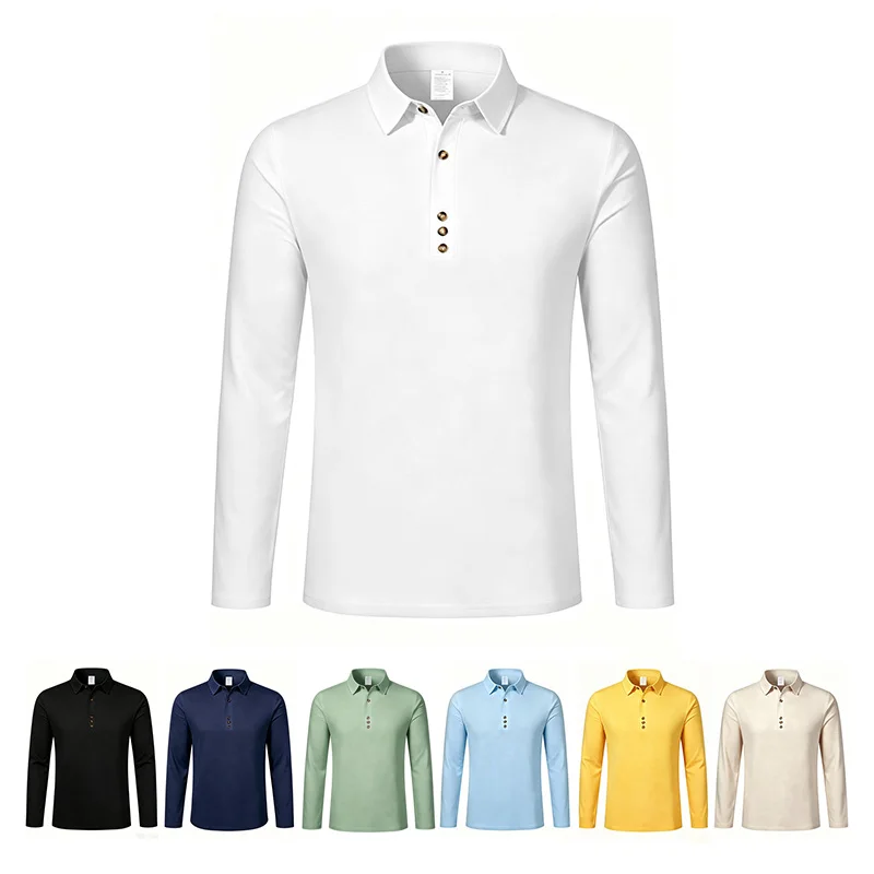 Men Cotton Linen Long Sleeve Shirt Lapel Half Button Regular Fit Spring Autumn Daily Casual Soft Lightweight Breathable Tops
