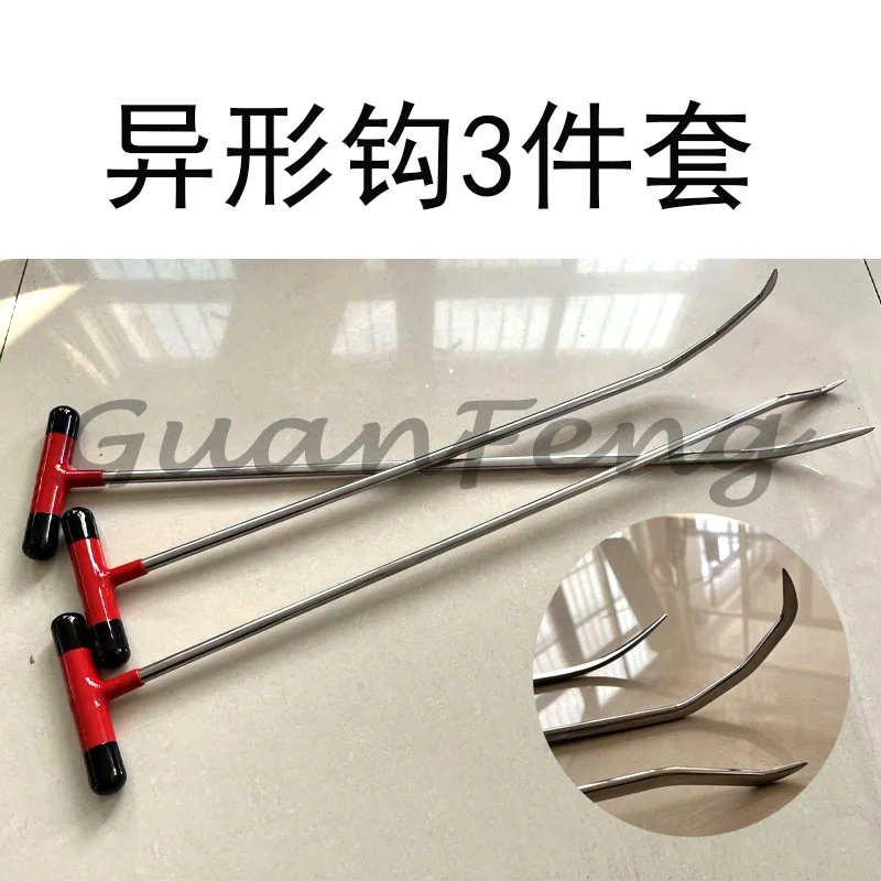 3Pcs Refining Hook Bar Tool Auto Hail Dent Hook Tool