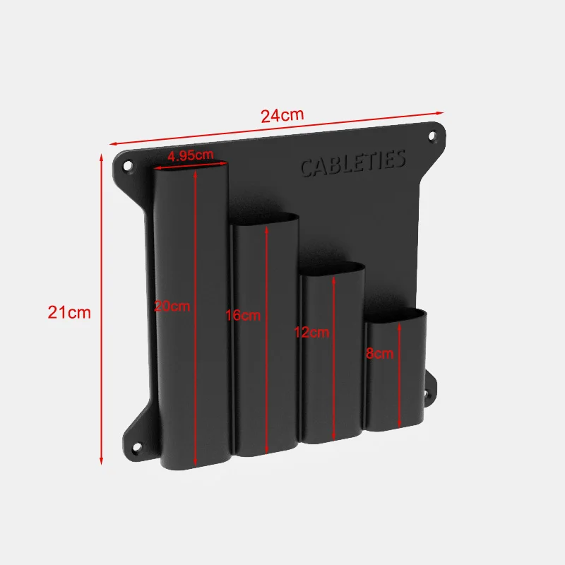 

1 шт., настенный органайзер на молнии для хранения, органайзер для кабельной стяжки, металлический органайзер для троса, прочные автомобильные аксессуары