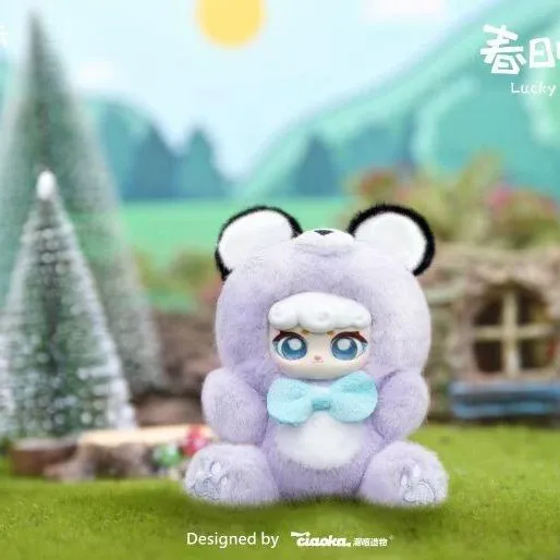 

Fun Series III Plush Blind Box Adorable Spring Cat Mini Figure Cute Collectible Plush Toy Ornament Gift for Girls