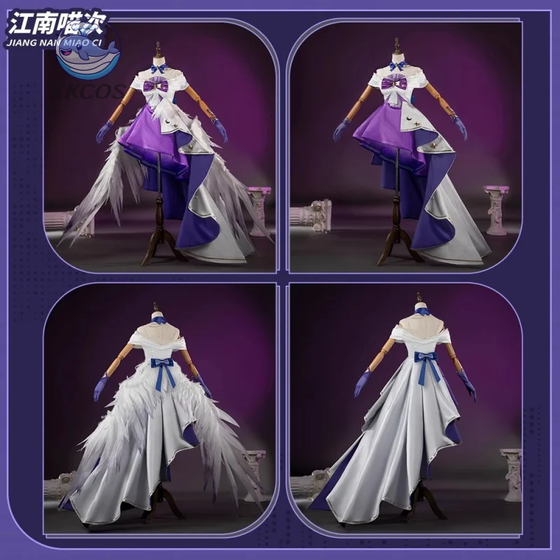 هونكاي ستار السكك الحديدية روبن تأثيري حلي الحفل الموسيقى ثوب الشريط أنيمي هالوين حفلة كرنفال التقاط الجناح لعب الأدوار KKCos #4