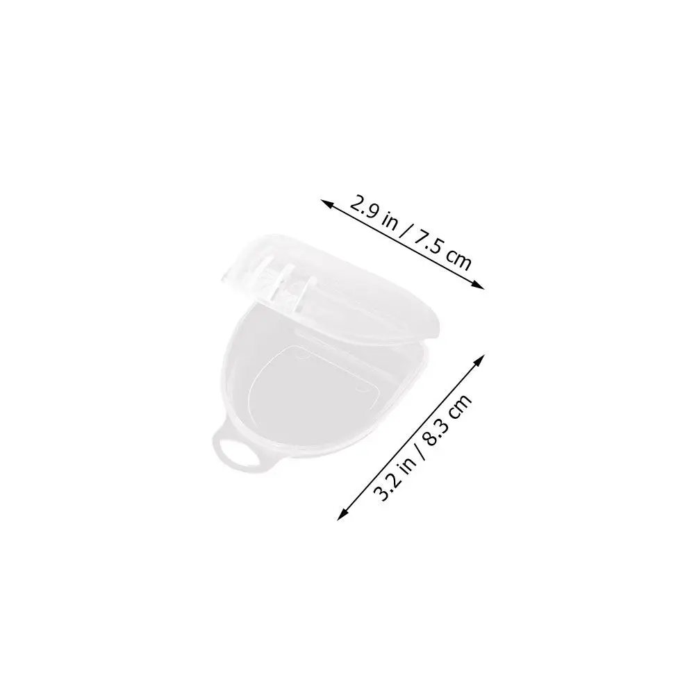 5Pcs Boxing Mouthguard Storage Box Scratch Resistant Compact Tooth Socket Storage Holder Portable Dental Organizer