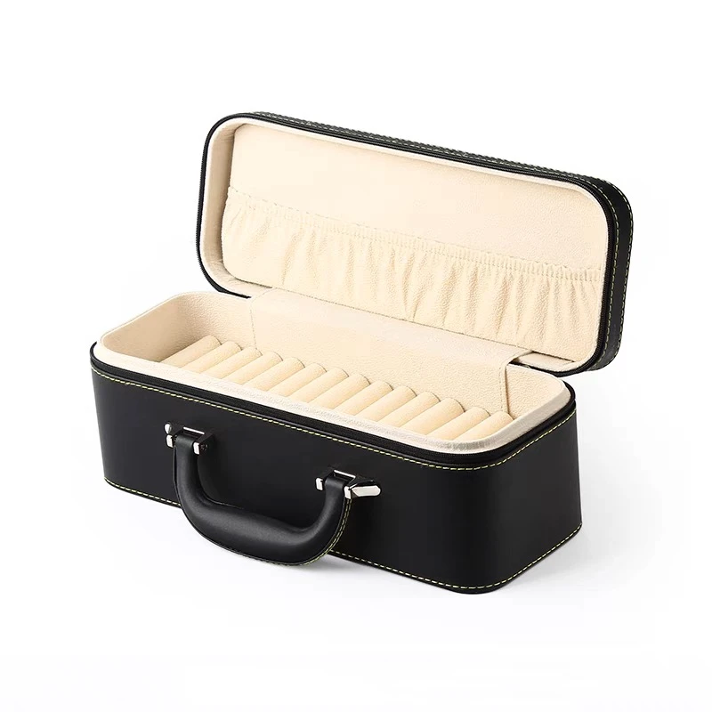 2025年新作 ブレスレットボックス レザー製 ジュエリーオーガナイザー 便利なブレスレット収納ケース ジュエリーディスプレイ 2