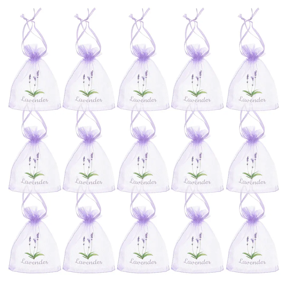 

20 Pcs Empty Sachet Bag Dried Lavender Bags Sachets Pouch Mesh Decorative Air Fresh