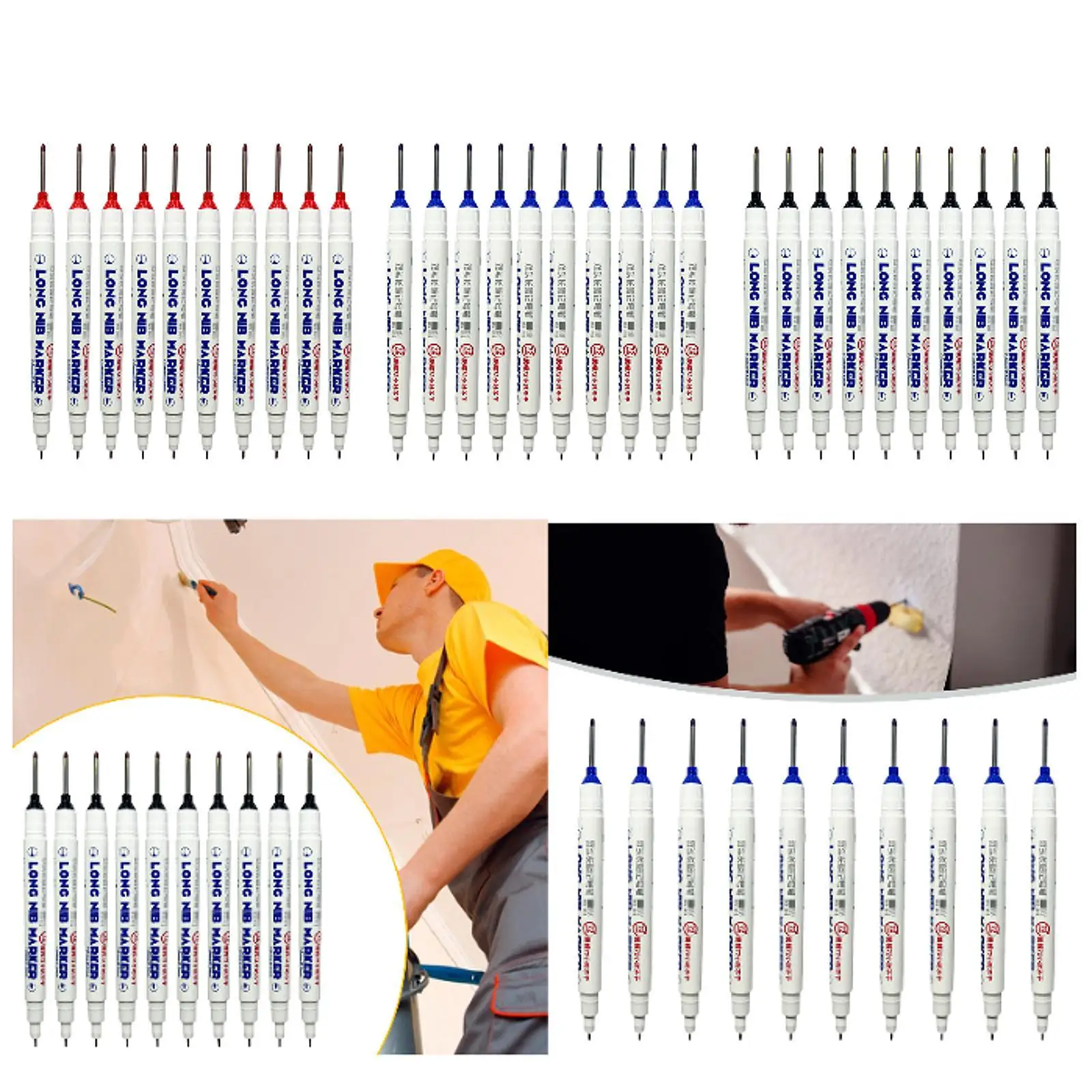 10 peças marcadores de alcance profundo 20mm/0,79 polegadas para carpintaria de decoração de hardware