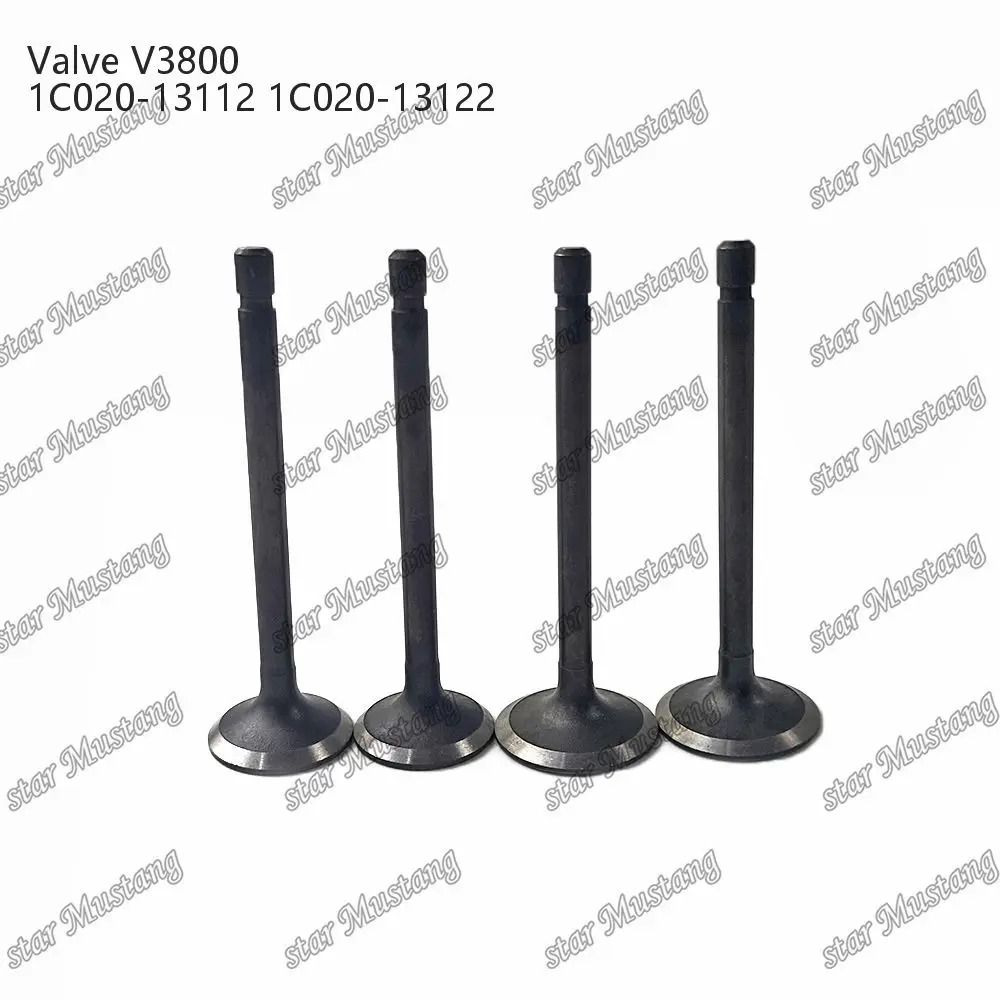 V3800 Engine Valve 1C020-13112 1C020-13122 Suitable For Kubota Engine Parts