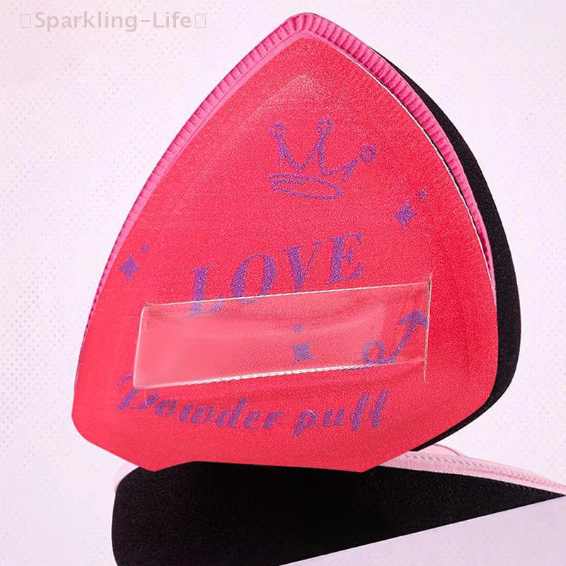 【JYA1】 Soffio per cipria portatile morbido e confortevole Applicatori per fondotinta bagnato e asciutto a doppio uso Spugna per trucco Design alla moda