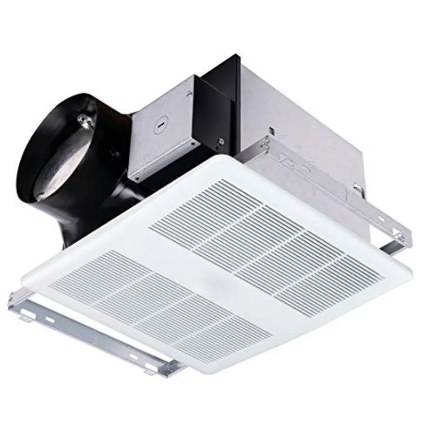 

Вытяжной вентилятор для ванной комнаты 150 CFM, 0.5 Sone, ультратихий, сертифицированный Energy Star, простая установка, без доступа к чердаку, белый