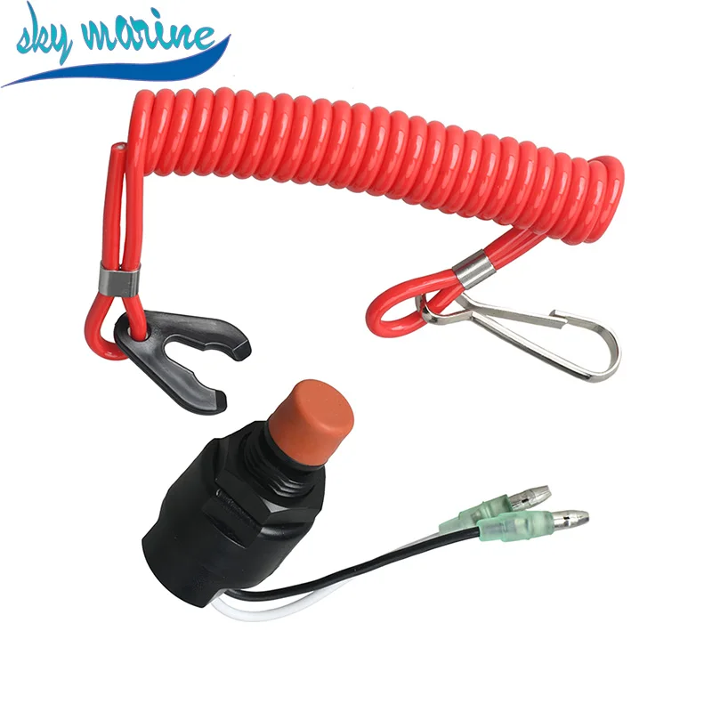 

688-82575 Стоп-выключатель в сборе для подвесного мотора Yamaha 2T 4T 9,9HP-350HP 688-82575-02 688-82575-01 688-82575-00 Заменяет 682-82556