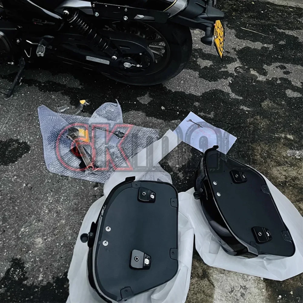 New For Kawasaki Eliminator 500 Motorcycle Modified Side Suitcase Side Box Side Bag Saddle Box