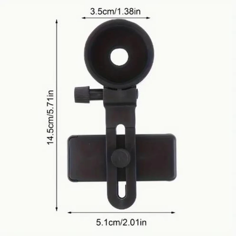 Telescope Eyepiece Smartphone Holder Mobile Phone Bracket Spotting Scope Capturing Suitable for Concert Long-distance Shooting