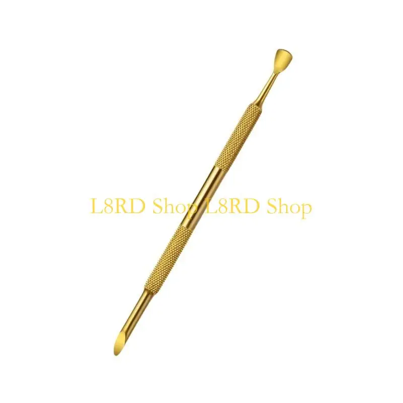 مزيل الجلد الميت برأسين من الفولاذ المقاوم للصدأ L8RD منظف الأظافر #2