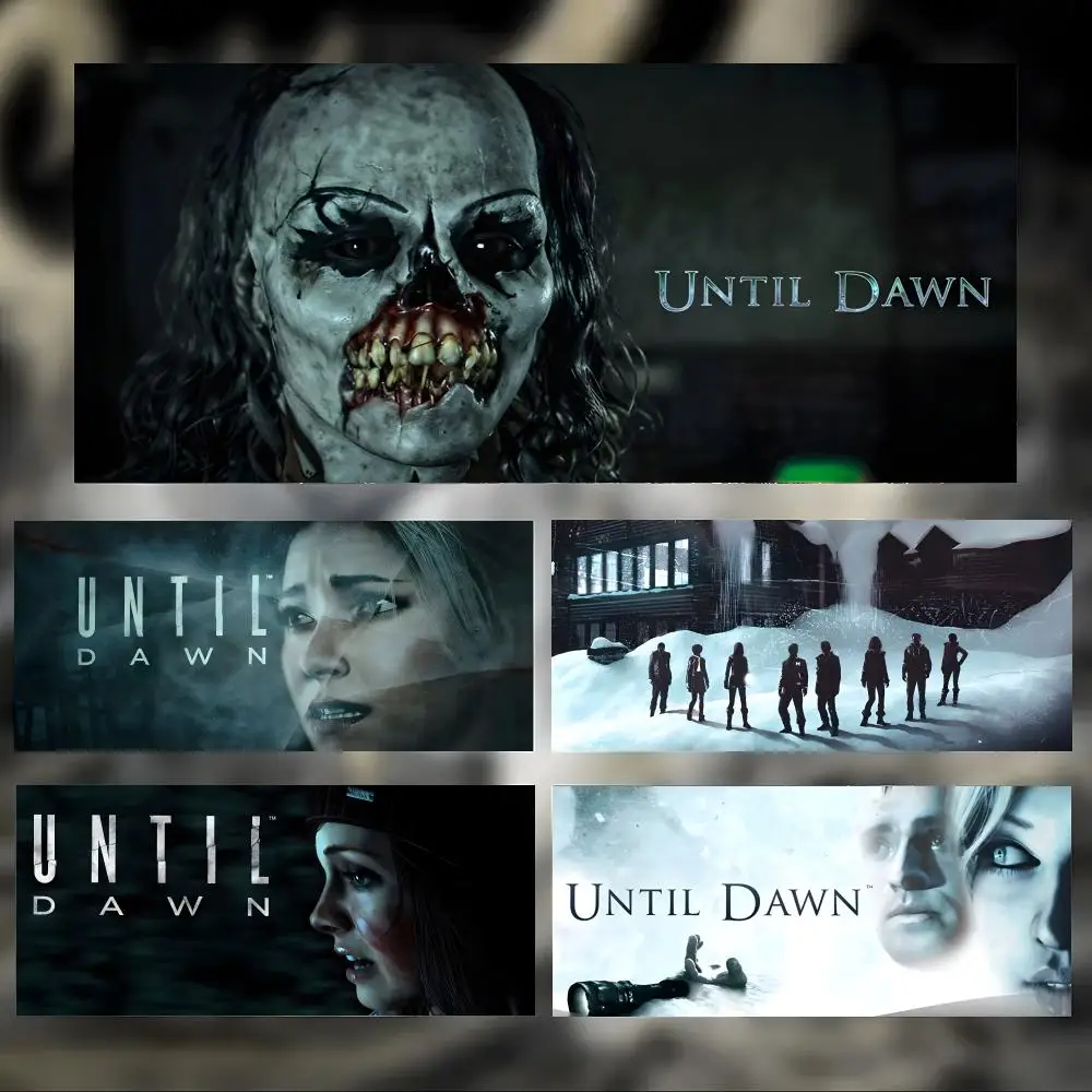 

game horror U-Until Dawn Mouse Pad Large Thick Desk Pad Stitched Edges Gaming Mouse Mat for PC
