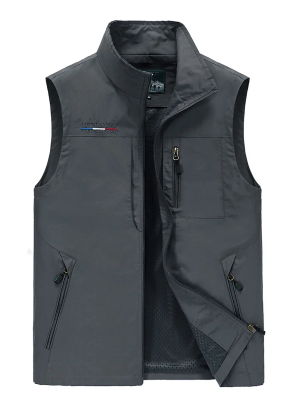 

Весенняя новинка: модный жилет в стиле милитари с воротником-стойкой, универсальная верхняя одежда для мужчин и женщин, стильная и удобная.