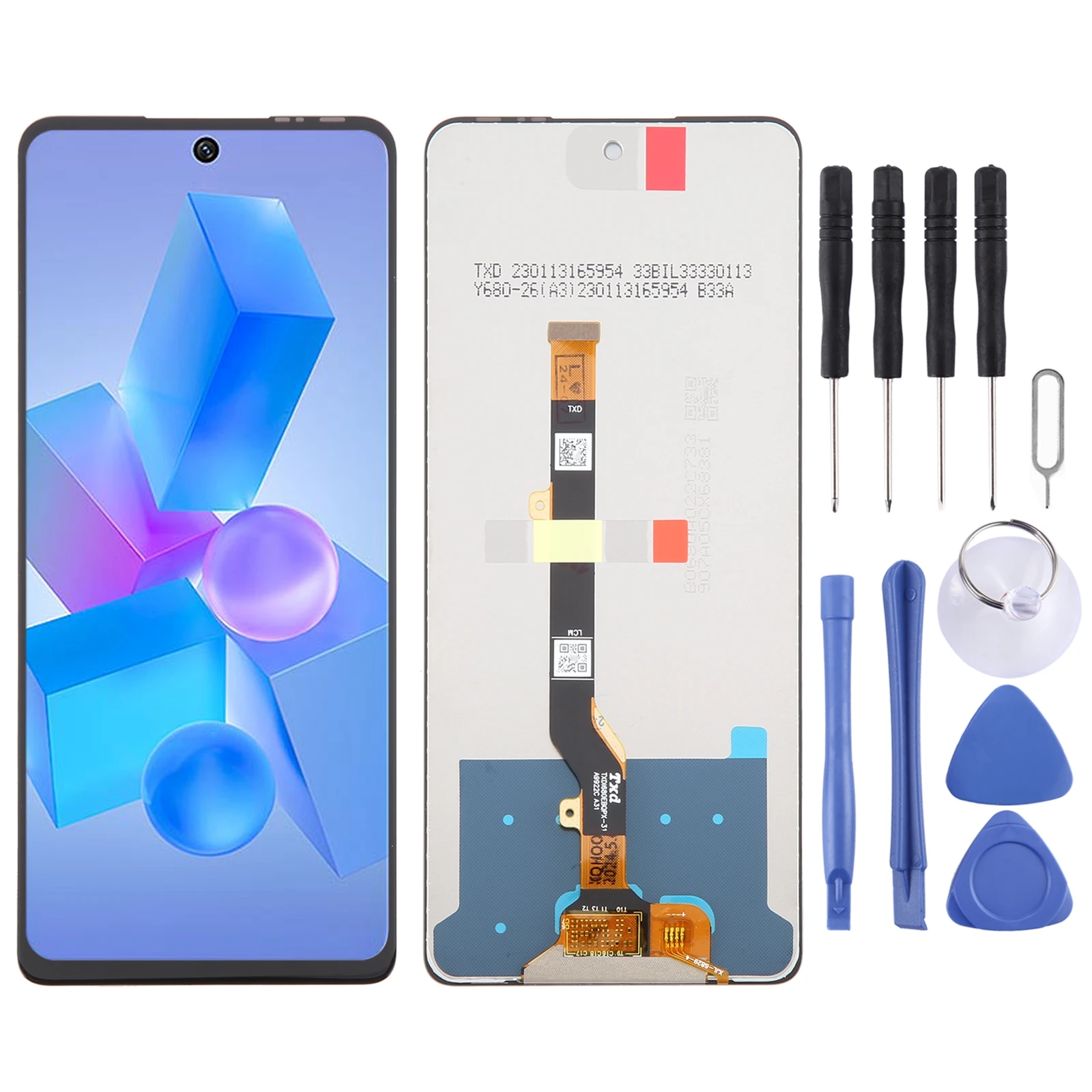 

For Infinix Hot 40 Pro X6837 LCD Screen Display Repair Replacement with Digitizer Full Assembly