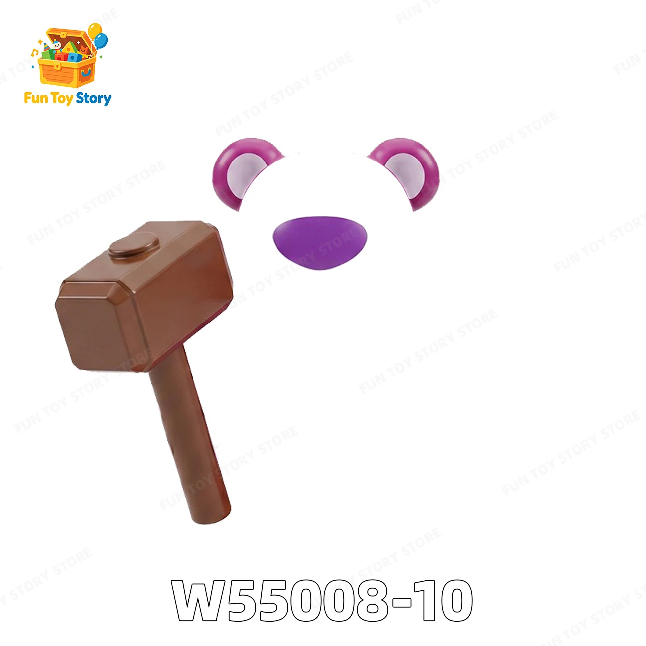 W55008 series building block assembly toys, dolls, puzzle enthusiasts, collect and give gifts to others