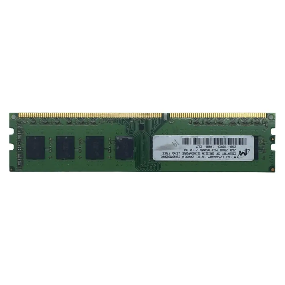 데스크탑 컴퓨터 메모리 DDR3 PC3-8500U, Micron 2R * 8 2GB 에 적합